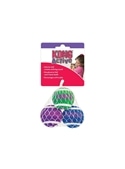 KONG Cat Active Tennis Balls – Brinquedos com Guizo para Gatos - Sortido - KCA56E