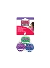 KONG Cat Active Tennis Balls – Brinquedos com Guizo para Gatos - Sortido - KCA56E KONG Cat Active Tennis Balls – Brinquedos com Guizo para Gatos - Sortido - KCA56E