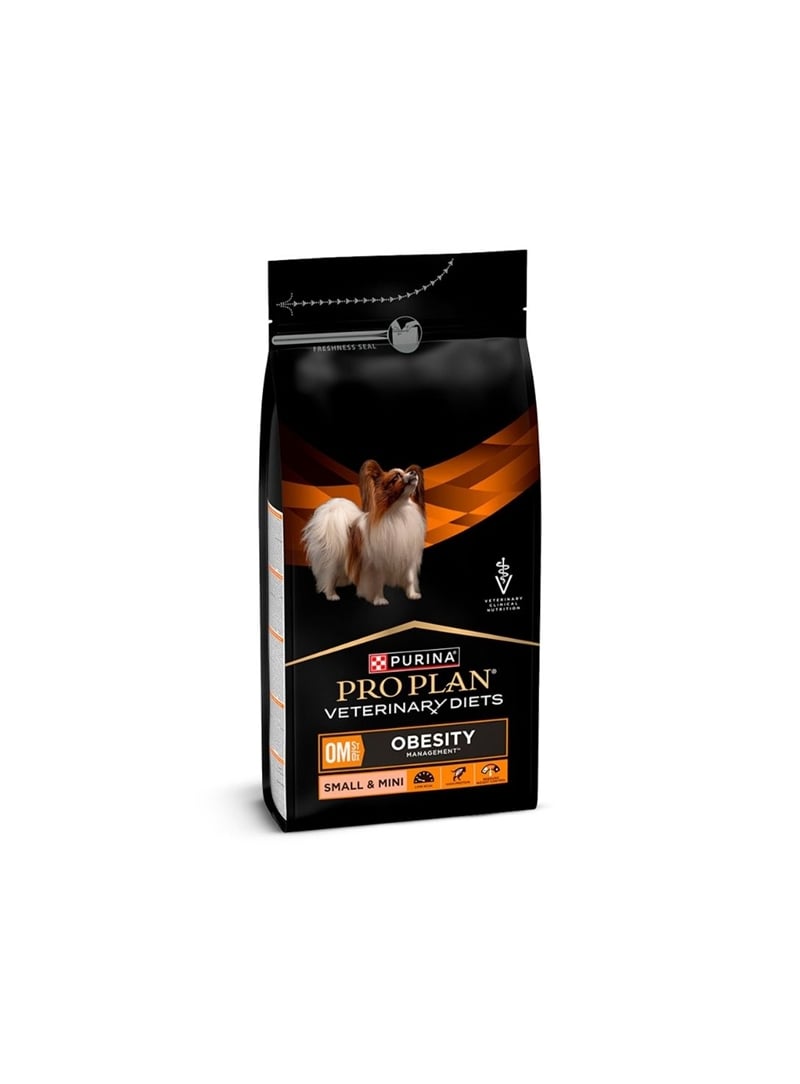 Pro Plan Veterinary Diets OM Obesity Small & Mini 1,3kg – Ração para Cães com Excesso de Peso - 1,3kg - P12608237