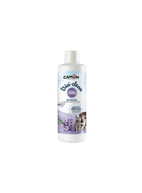 Camon Detergente Líquido Vivi Clean Lavanda 1000 ml – Antibacteriano e Seguro para Animais - 1000ml - LA410