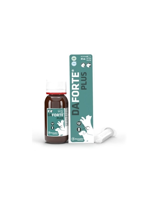 Pharmadiet Daforte Plus 20 ml – Suplemento Antidiarreico para Cães e Gatos - 20ml - DAFORTP20