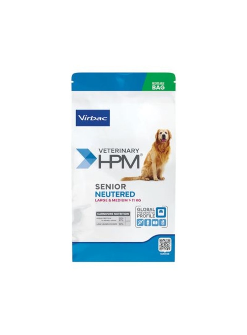 VIRBAC DOG NEUTERED SENIOR MEDIUM & LARGE - 12kg - RACSDNLMK VIRBAC DOG NEUTERED SENIOR MEDIUM & LARGE - 12kg - RACSDNLMK
