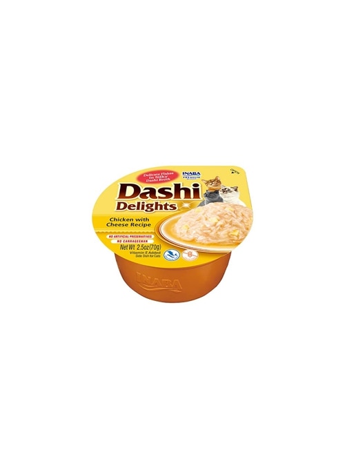 CHURU CAT DASHI DELIGHTS RECEITA DE FRANGO COM QUEIJO - Frango com Queijo - 70gr - EU866