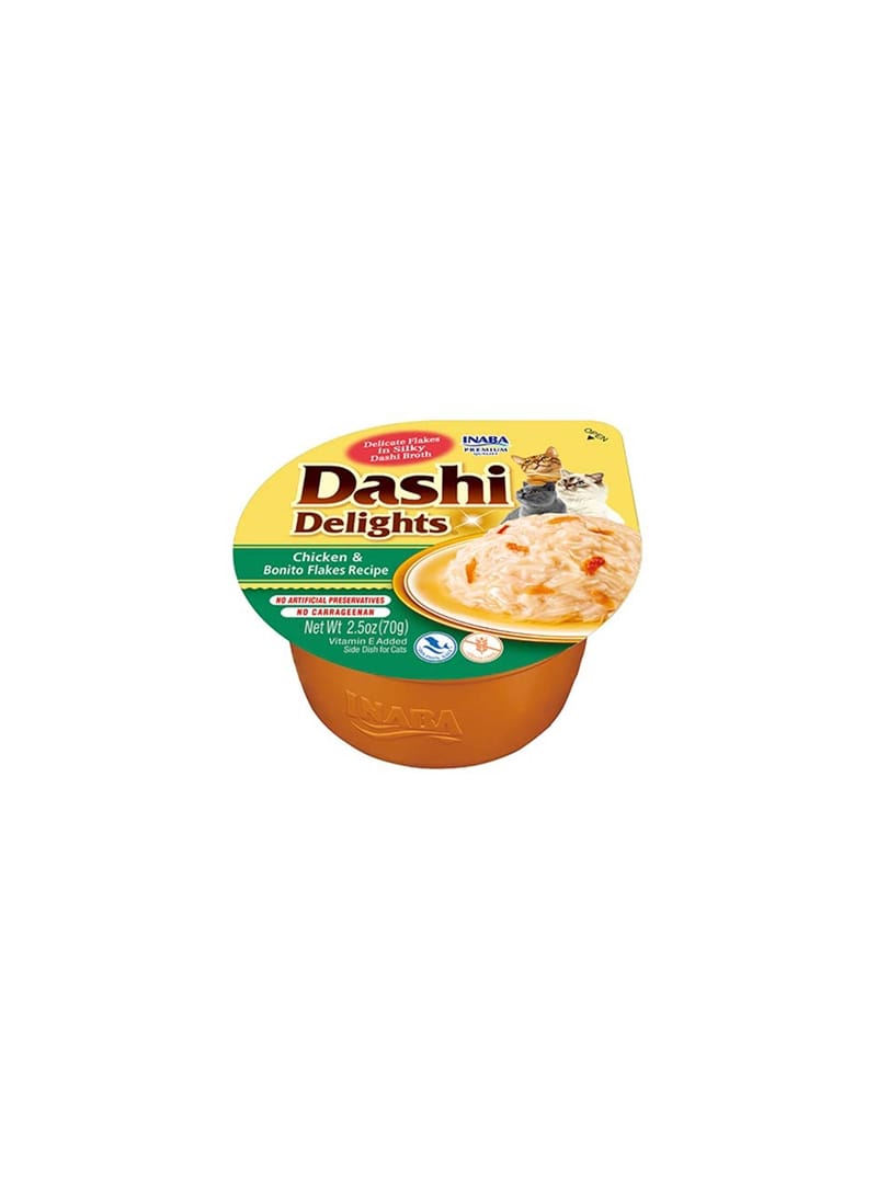 CHURU CAT DASHI DELIGHTS RECEITA DE FRANGO COM PEIXE - Frango com Peixe - 70gr - EU867 CHURU CAT DASHI DELIGHTS RECEITA DE FRANGO COM PEIXE - Frango com Peixe - 70gr - EU867