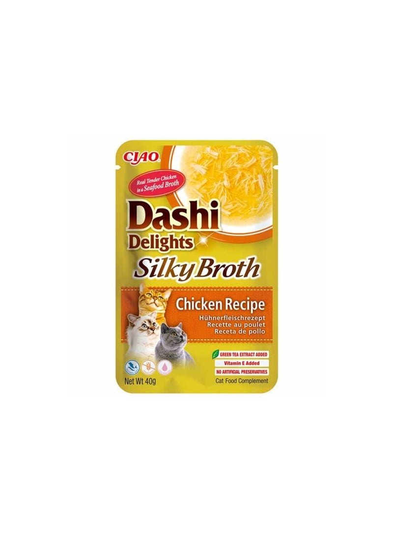CHURU CAT DASHI DELIGHTS SILKY BROTH FRANGO - Frango - 40gr - EU881
