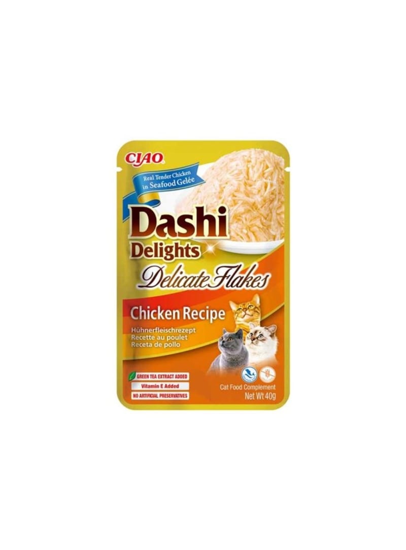 CHURU CAT DASHI DELIGHTS DELICATE FLAKES FRANGO - Frango - 40gr - EU891