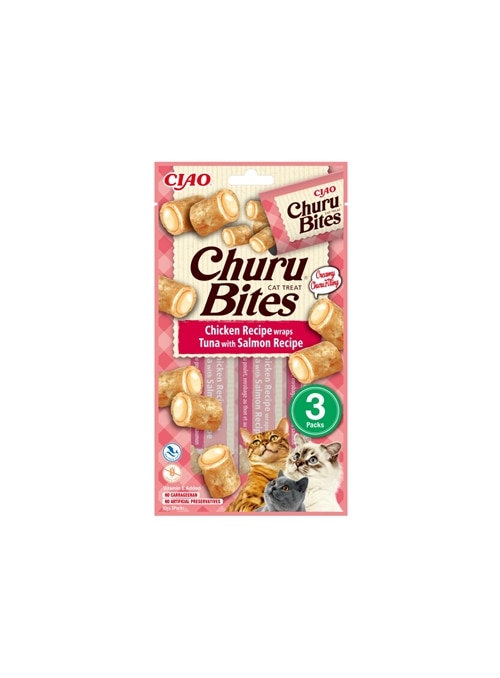CHURU CAT BITES - Atum com Salmão - 3 x 10gr - IN1723