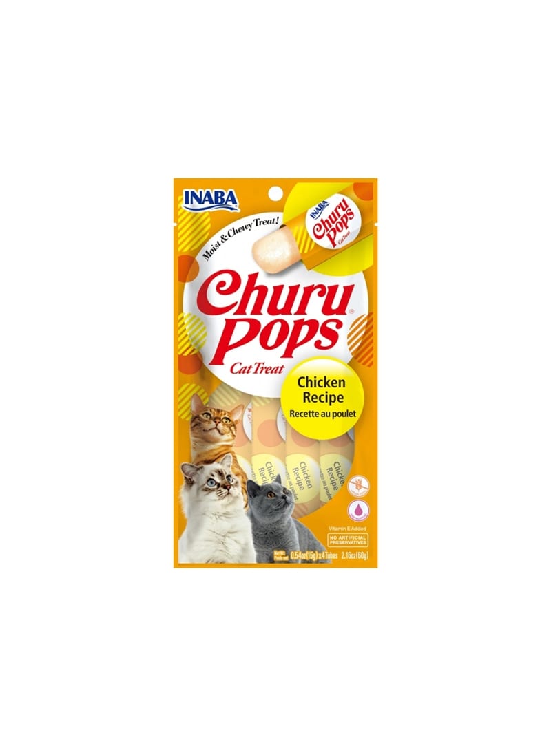 CHURU CAT POPS - Frango | Validade do produto 17/11/2025 - 4 x 15gr - IN0712 CHURU CAT POPS - Frango | Validade do produto 17/11/2025 - 4 x 15gr - IN0712