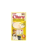 CHURU CAT CREAMY TREAT - Frango com Queijo - 4 x 14gr - IN0107