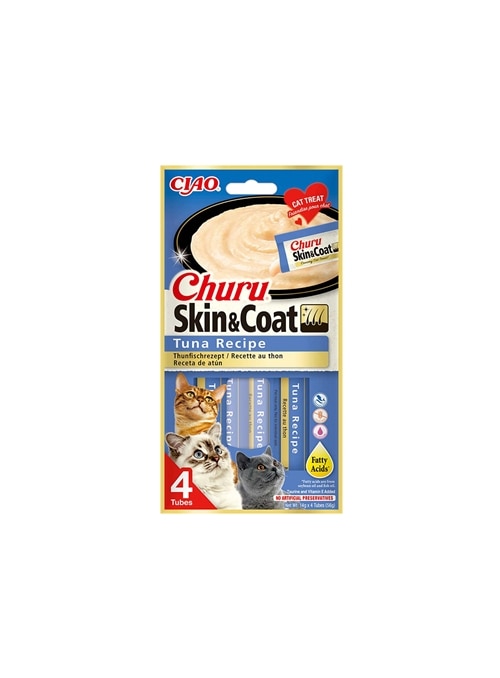 CHURU CAT SKIN & COAT - Atum - 4 x 14gr - IN0671