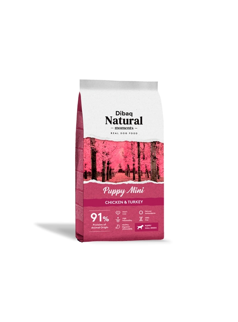 DIBAQ SENSE NATURAL MOMENTS PUPPY MINI - 3kg - D7363N DIBAQ SENSE NATURAL MOMENTS PUPPY MINI - 3kg - D7363N
