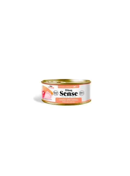 DIBAQ SENSE CAT GRAIN FREE WET CHICKEN WITH SALMON - 70gr - D9302N