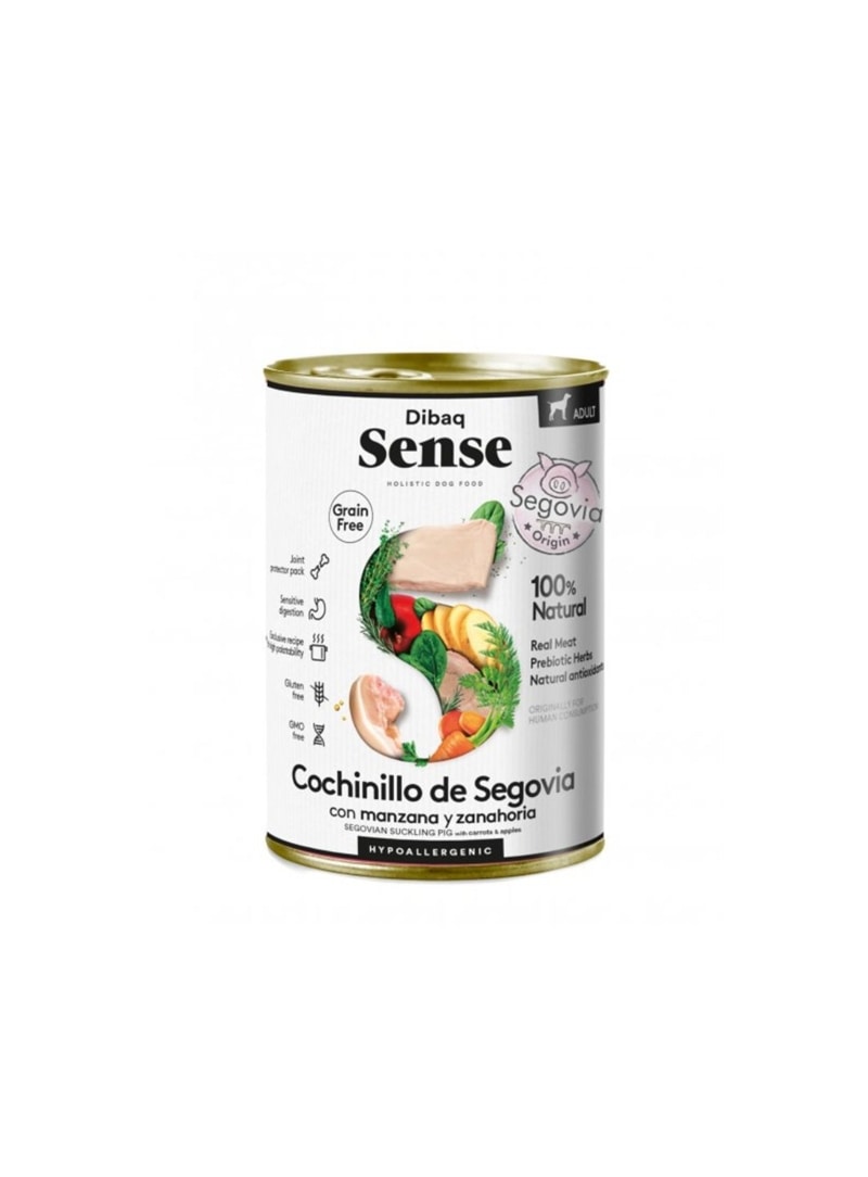 DIBAQ SENSE DOG GRAIN FREE SEGOVIAN PIGLET WET - 380gr - D8969N