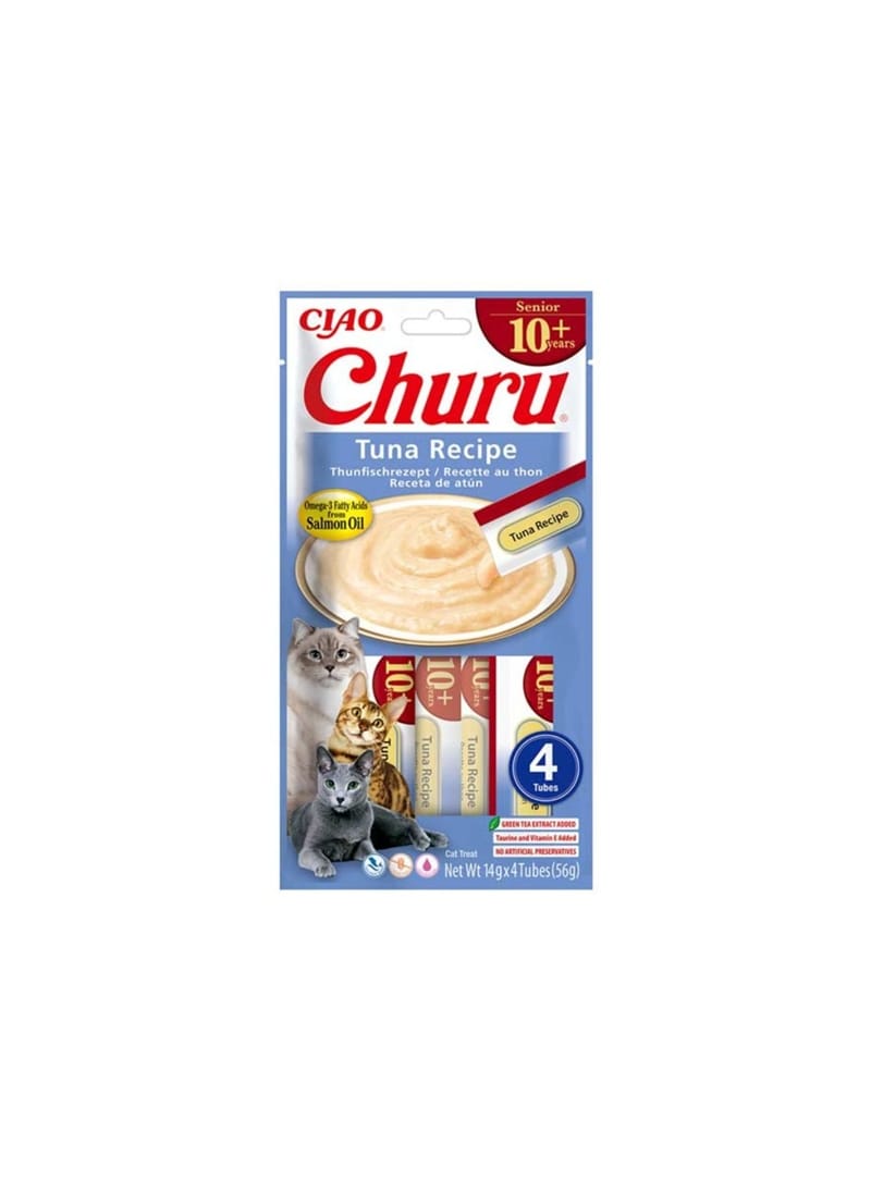 CHURU CAT SÉNIOR CREAMY TREAT ATUM - Atum - 4 x 14gr - EU693