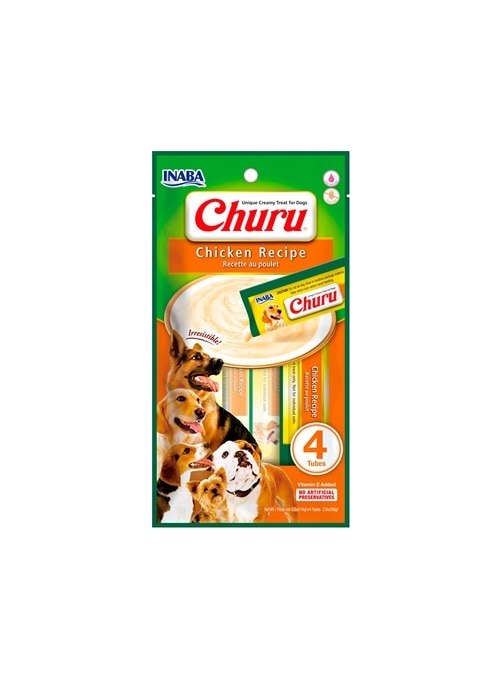 CHURU DOG CREAMY FRANGO - Frango - 4 x 14gr - EUD611