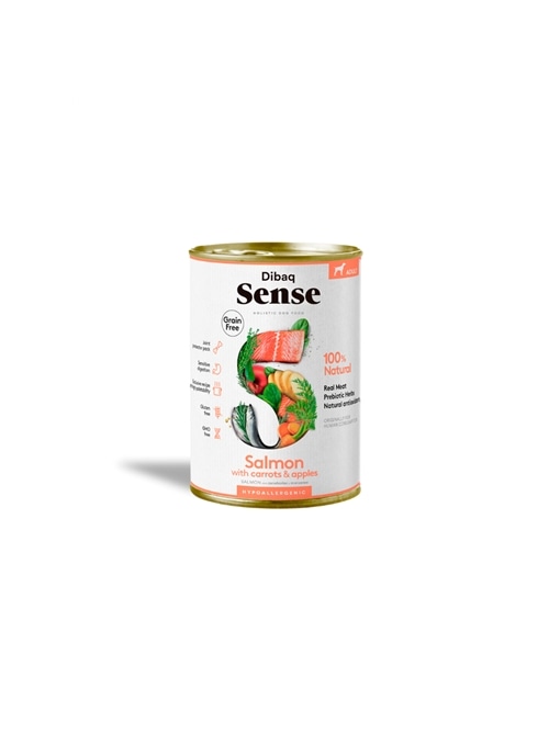 DIBAQ SENSE DOG GRAIN FREE SALMON WET - 380gr - D5999N