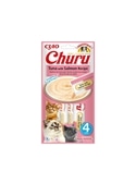 CHURU CAT CREAMY TREAT RECEITA DE SALMÃO - Salmão e Atum - 4 x 14gr - EU682