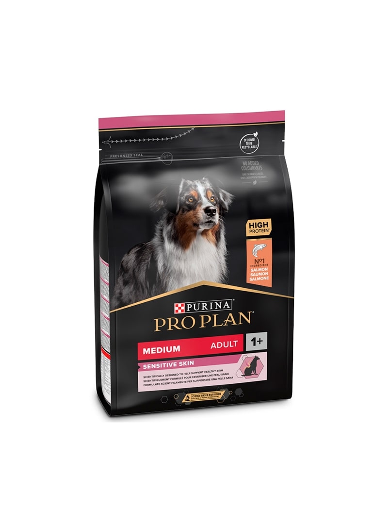 PRO PLAN MEDIUM ADULT SENSITIVE SKIN - 3kg - PPMASS03