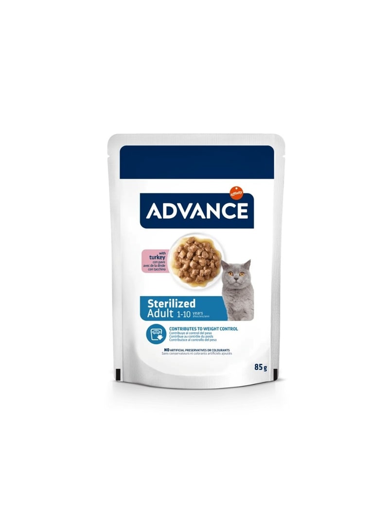 ADVANCE CAT STERILIZED TURKEY WET - 85gr - A564470