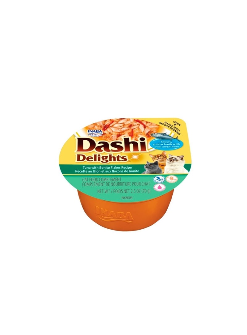 CHURU CAT DASHI DELIGHTS RECEITA DE ATUM COM FLOCOS - Atum e Flocos - 70gr - EU859