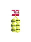 KONG HOLIDAY DOG SQUEAKAIR BALLS GREEN - M - 6 unidades - H25D133