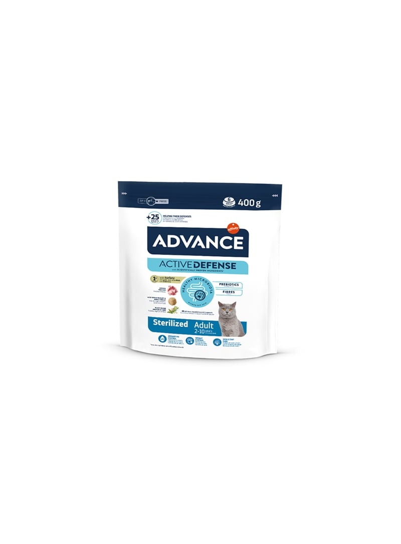 ADVANCE CAT ADULT STERILISED TURKEY - 400gr - AD922228