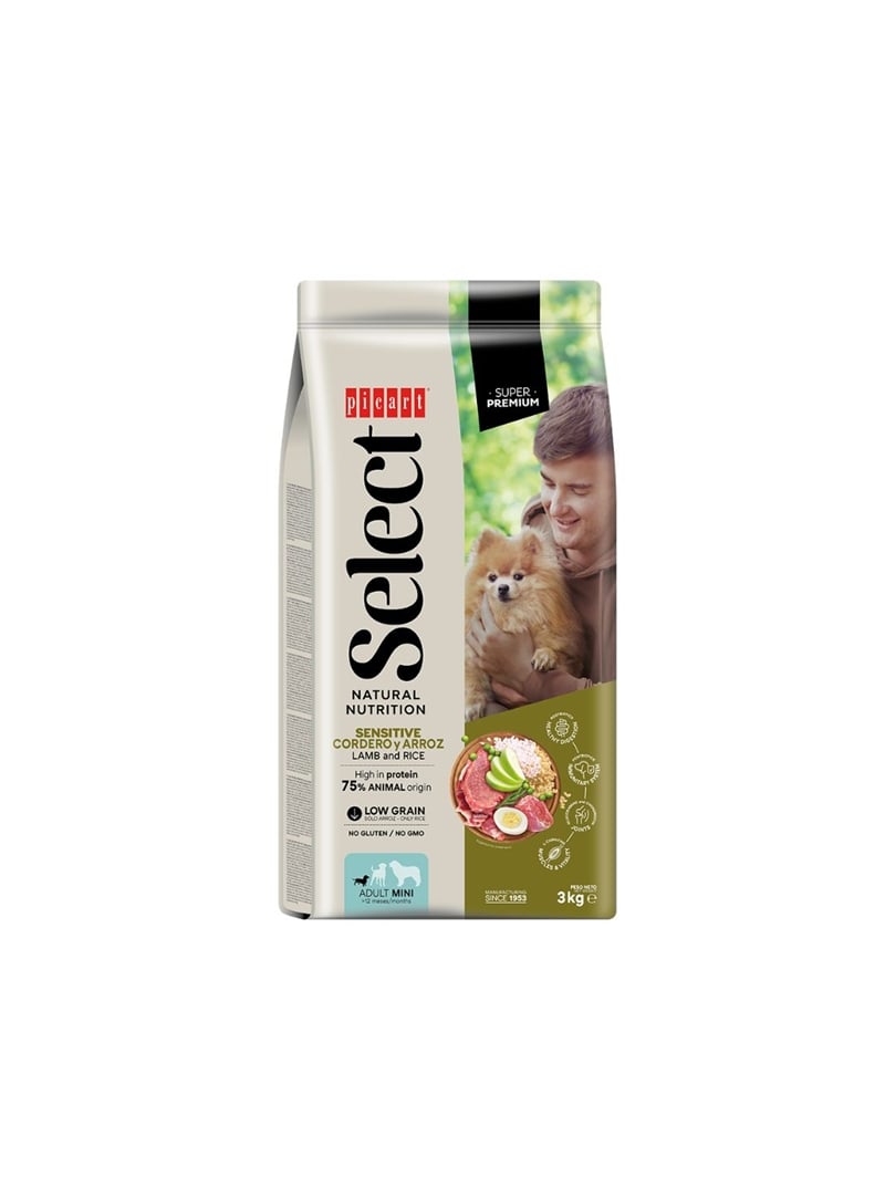 PICART SELECT DOG ADULT MINI LAMB - 800gr - P52193