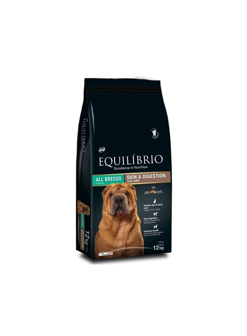 EQUILÍBRIO DOG ADULT SKIN & DIGESTION LAMB - 12kg - E177202