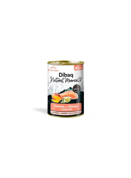 DIBAQ NATURAL MOMENTS DOG ADULT SALMON WITH MANGO WET - 380gr - DN1934