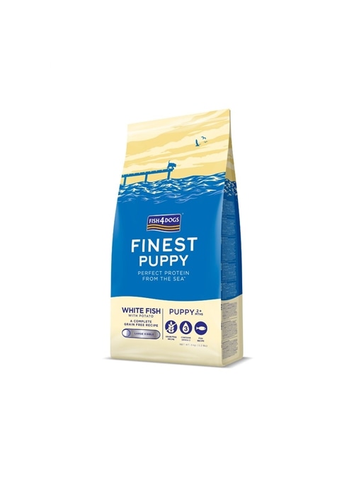 FISH4DOGS FINEST PUPPY LARGE BREED WHITE FISH - 6kg - PFC801R