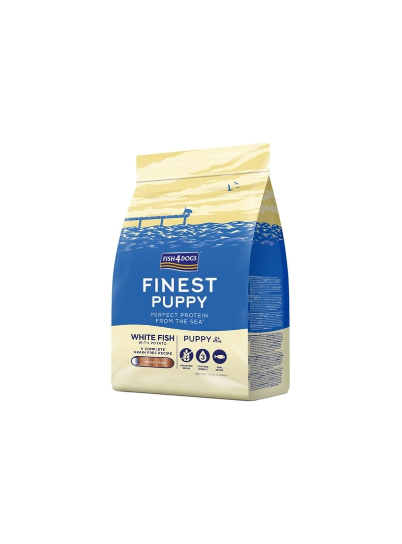 FISH4DOGS FINEST PUPPY SMALL BREED WHITE FISH - 1,5kg - PFC702R