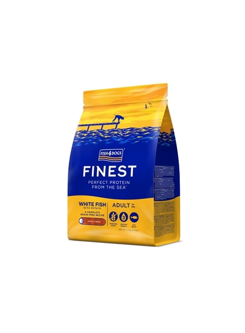 FISH4DOGS FINEST ADULT SMALL BREEDS WHITE FISH - 1,5kg - DFC689R