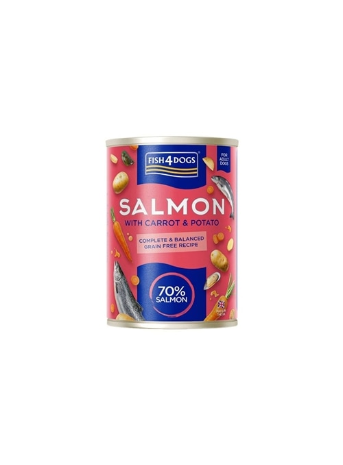 FISH4DOGS FINEST DOG SALMON WET - 395gr - DWC501