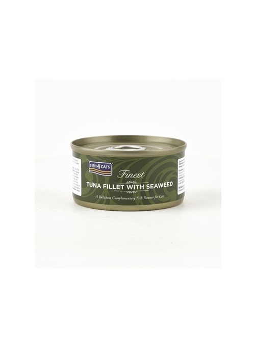 FISH4CATS FINEST ADULT TUNA FILLET WITH SEAWEED - 70gr - CTW688