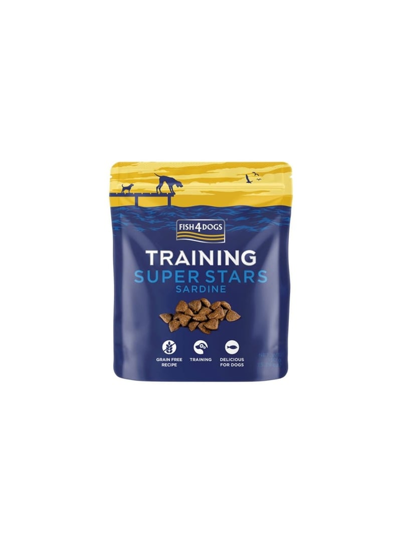 FISH4DOGS TRAINING ADULT SUPERSTARS SARDINE - 150gr - TSS116RC