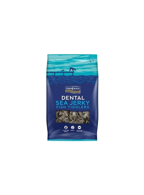 FISH4DOGS DENTAL SEA JERKY FISH TIDDLES - 115gr - JTD000RC