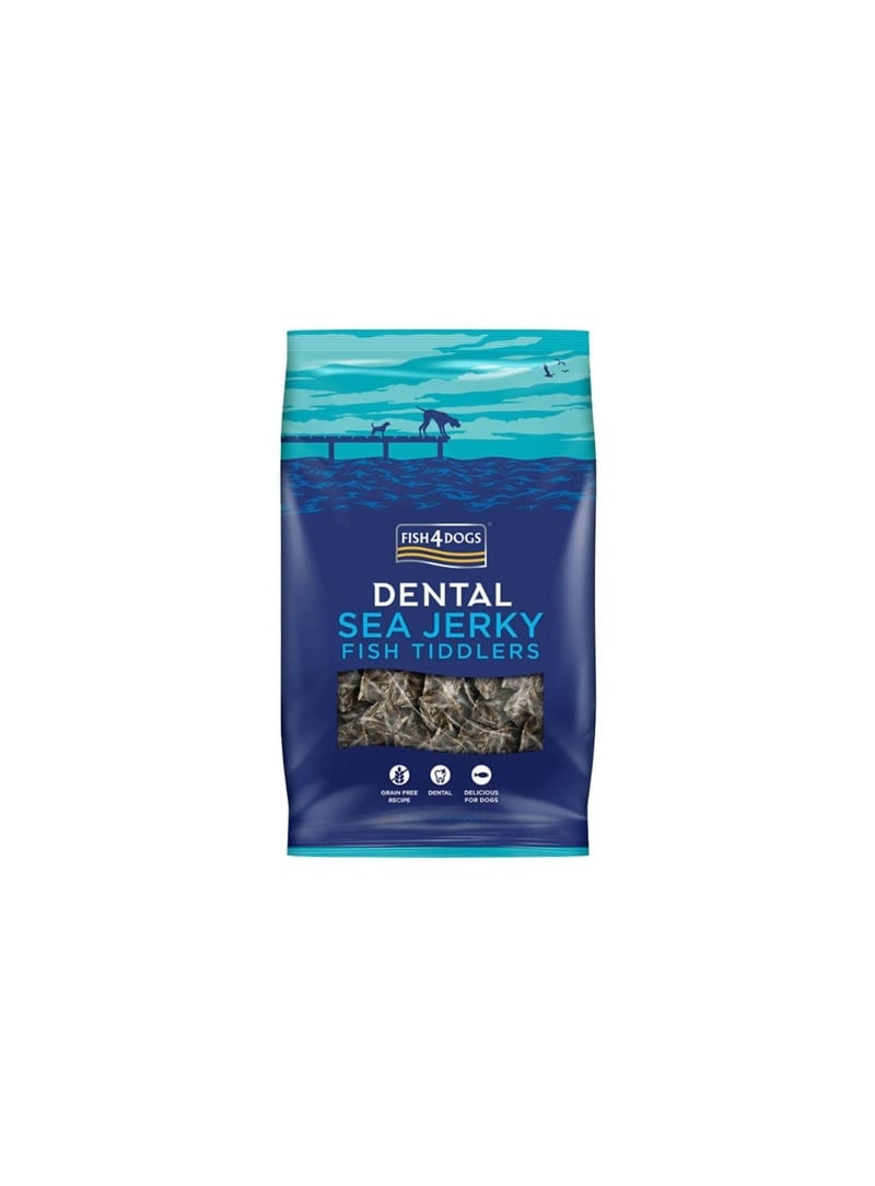 FISH4DOGS DENTAL SEA JERKY FISH TIDDLES - 115gr - JTD000RC