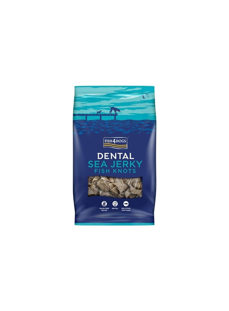 FISH4DOGS DENTAL SEA JERKY FISH KNOTS - 115gr - JFK024RC