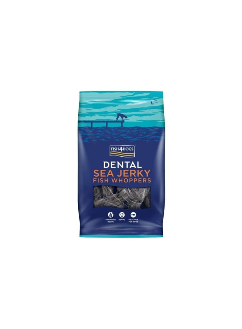 FISH4DOGS DENTAL SEA JERKY FISH WHOPPERS - 500gr - JWH208RC