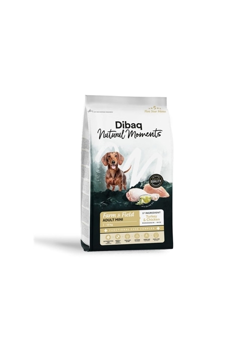 DIBAQ NATURAL MOMENTS ADULT MEDIUM TURKEY & CHICKEN - 2kg - DN1336