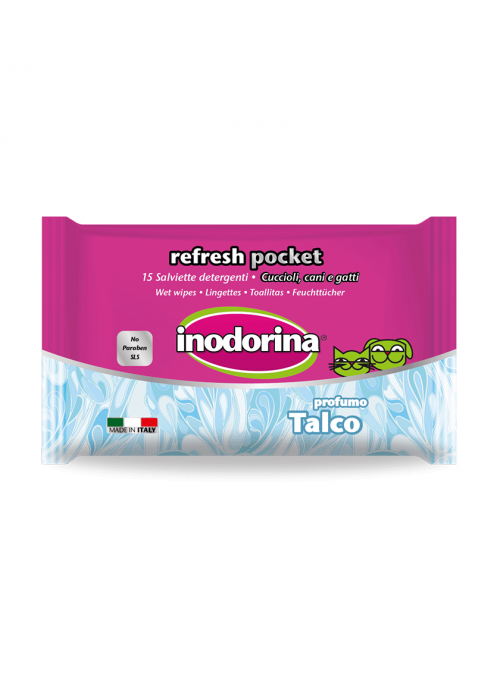 Inodorina Pocket Toalhetes Talco-PET100203