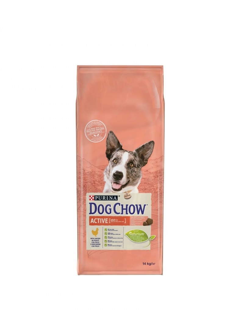 DOG CHOW ACTIVE FRANGO - 14kg - CDA33154