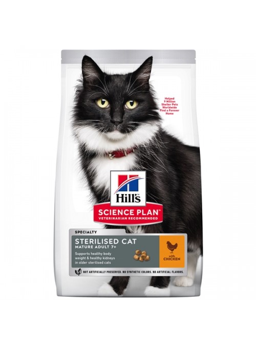 HILLS SCIENCE PLAN CAT MATURE STERILISED CHICKEN - 1,5kg - H7430