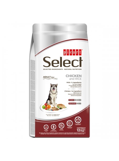 PICART SELECT DOG ADULT MAXI CHICKEN - 12kg - SEL52292