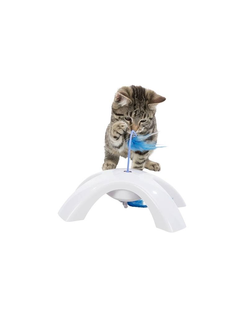 JOGO FEATHER TWISTER PARA GATOS - Trixie - Brinquedos - Gatos Embalagem 23  x 15 x 18cm