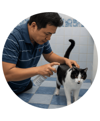 Sprays para Gatos – Proteção Contra Pulgas e Carraças