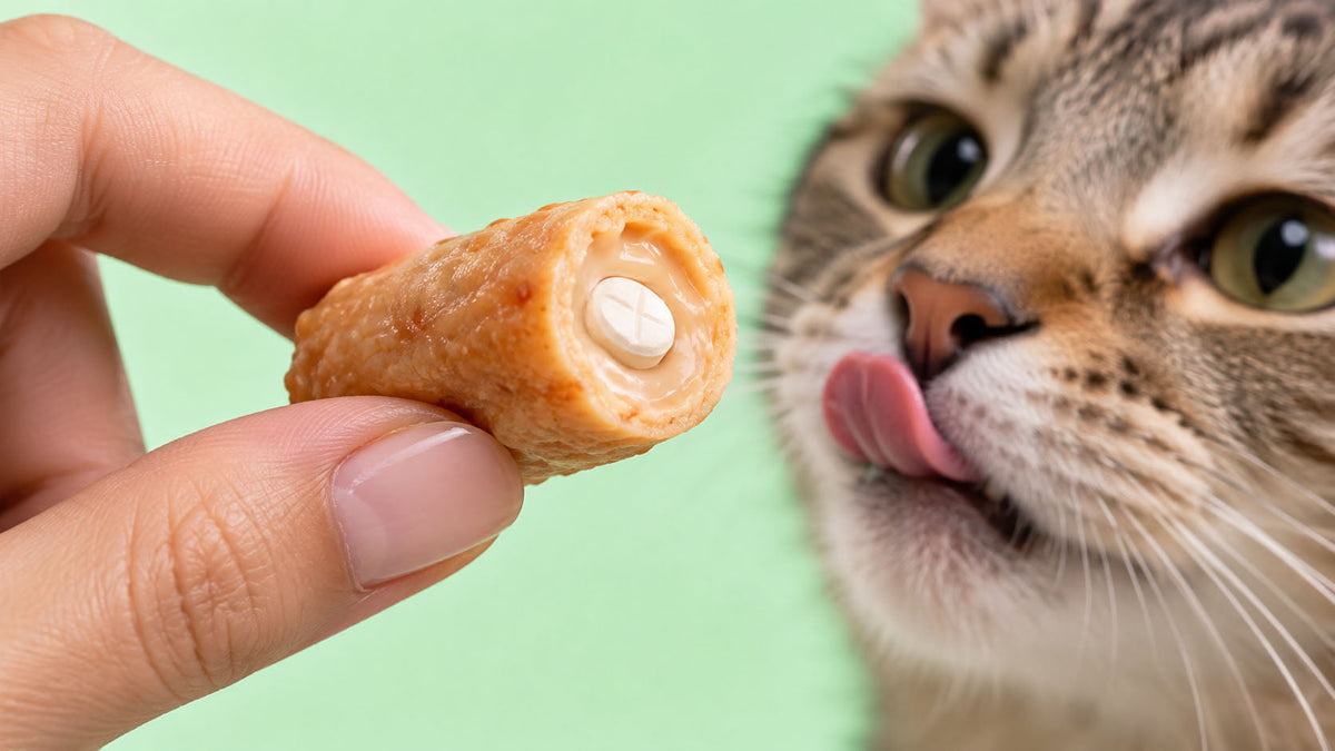 Snacks para Administração de Medicação de Gato