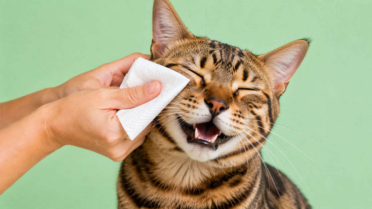 Toalhitas para Olhos e Ouvidos de Gato