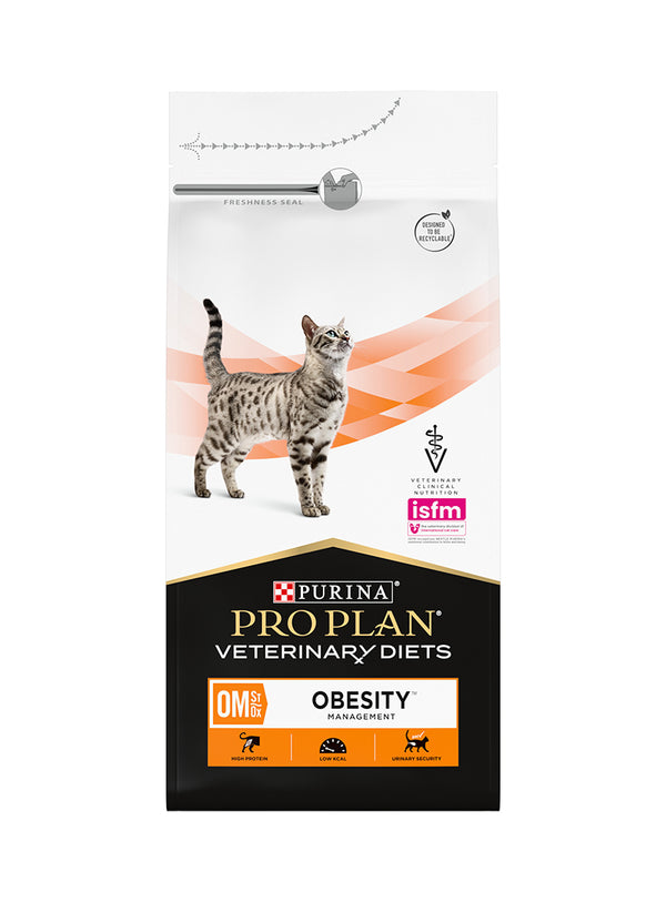 Pro Plan Veterinary Diets Feline OM St/Ox Obesity Management - Alimento seco para gatos